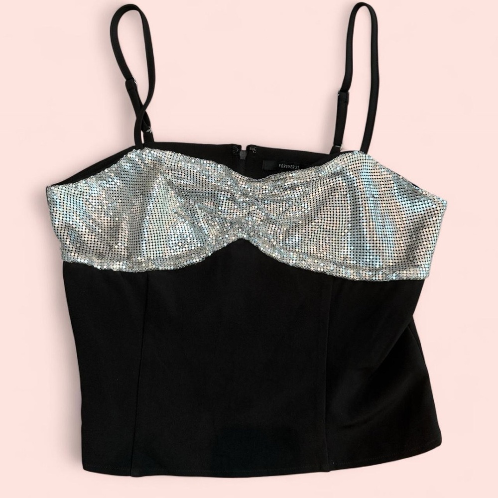 Chainmail Cropped Cami ⛓️🖤